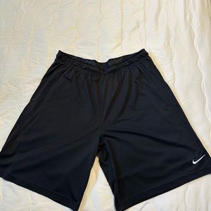 Men’s black Nike Dri Fit training shorts